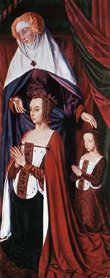 Master of Moulins Anne de France, Wife of Pierre de Bourbon Spain oil painting art